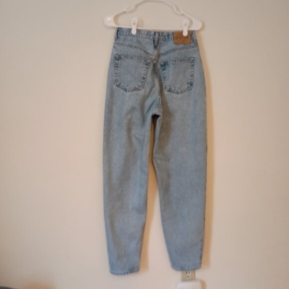 Gap Y2K Vintage No 9 Reverse Fit High Rise Light Blue Denim Jeans Women’s 10 - Picture 3 of 16